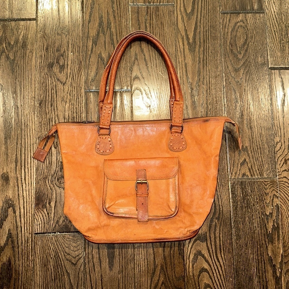 Vintage leather bag - Picture 2 of 8